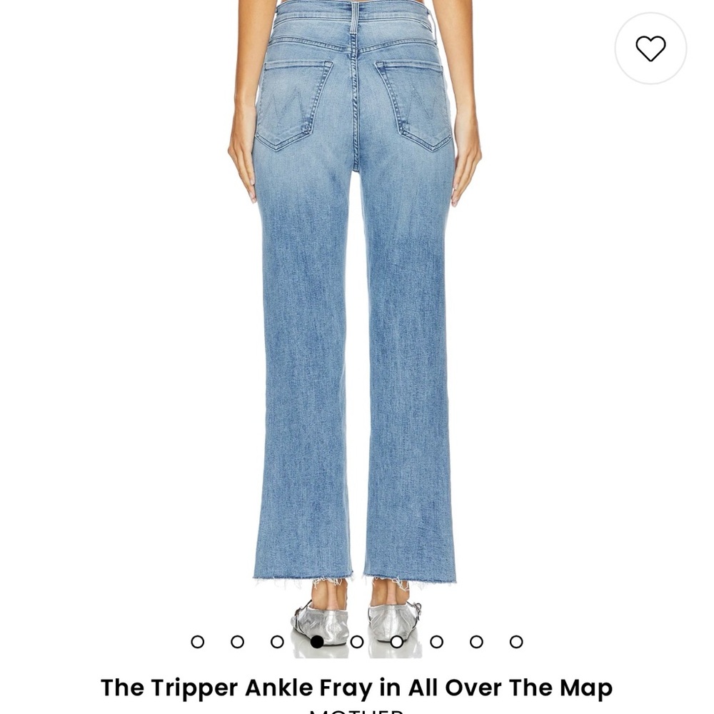 Mother Tripper Ankle Fray size 25. worn once washed, hung to dry.